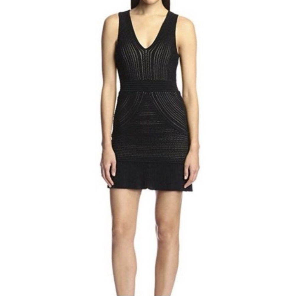 Ronny Kobo Dress Jodi Pointelle Sleeveless Mini
